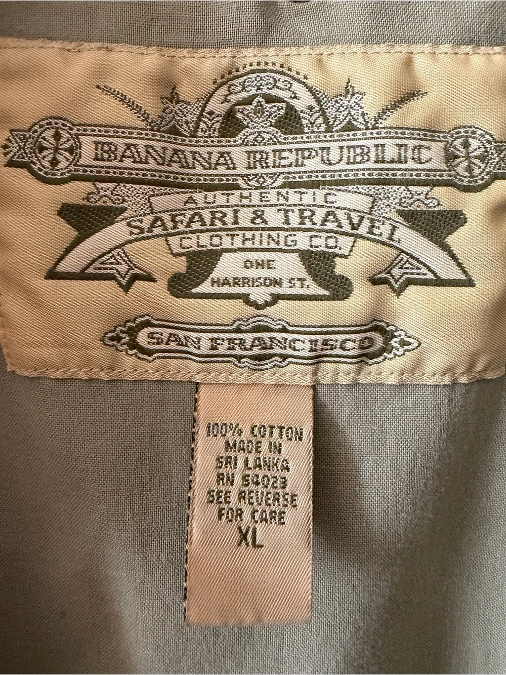 Banana Republic Men's Utility Vest in Light Sage
